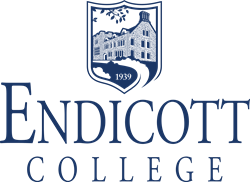 Vertical/Stacked Variation of the Endicott College logo