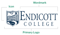 Elements of the Endicott College logo
