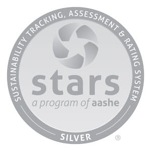Stars silver seal Endicott College