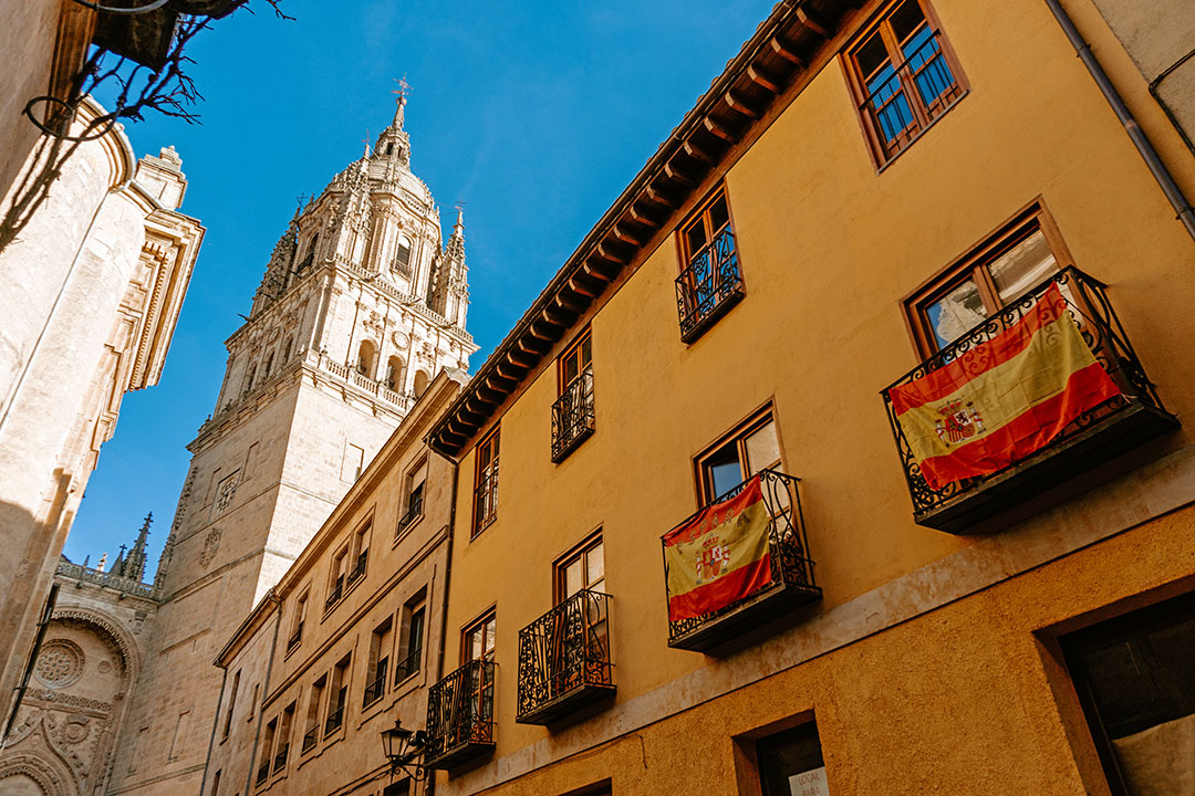 Streets of Salamanca in Western Spain