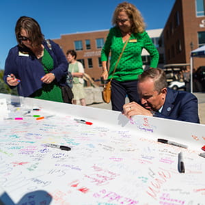 Wax Academic Center Phase II beam signing