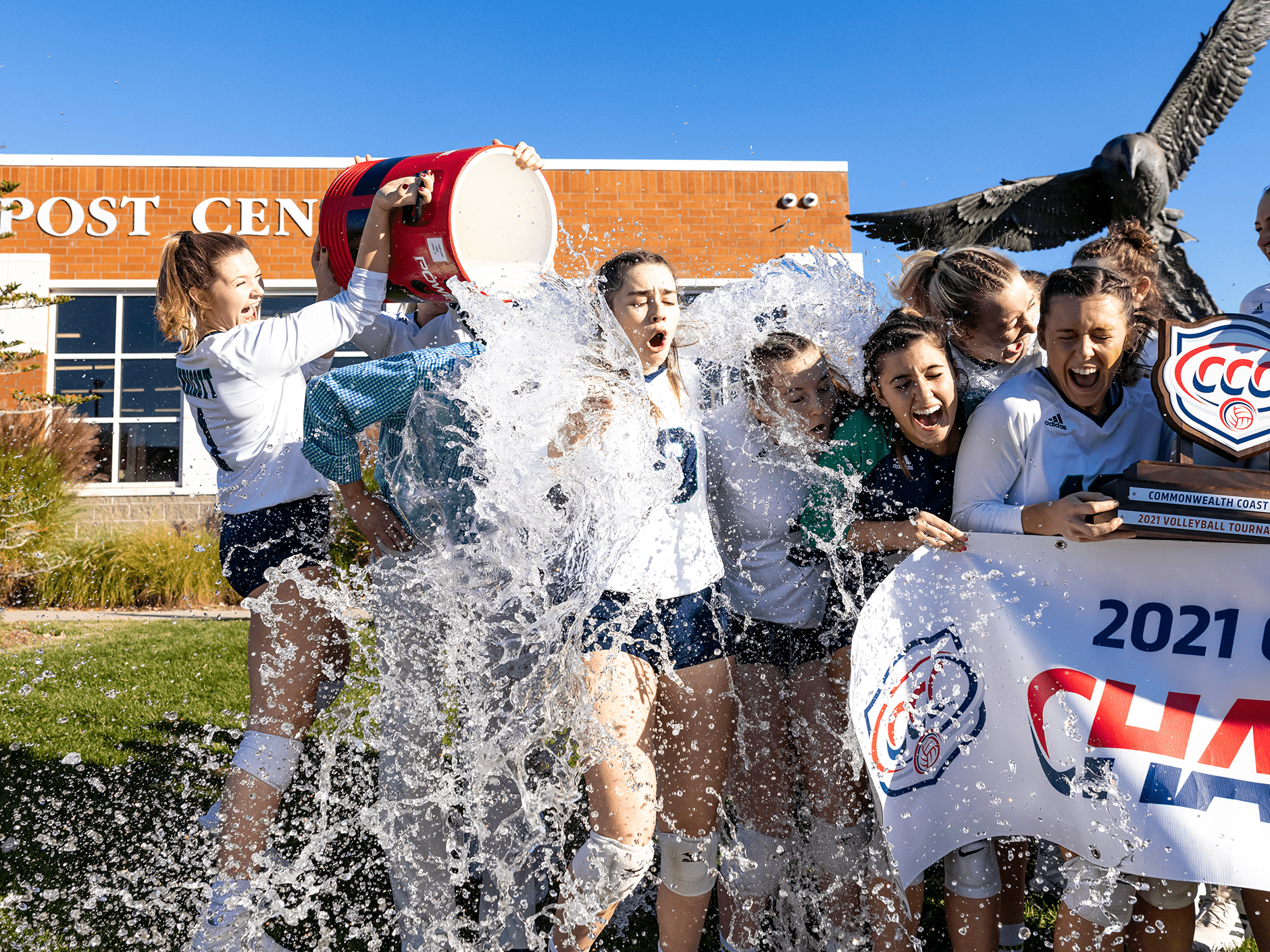 students at EC buckets