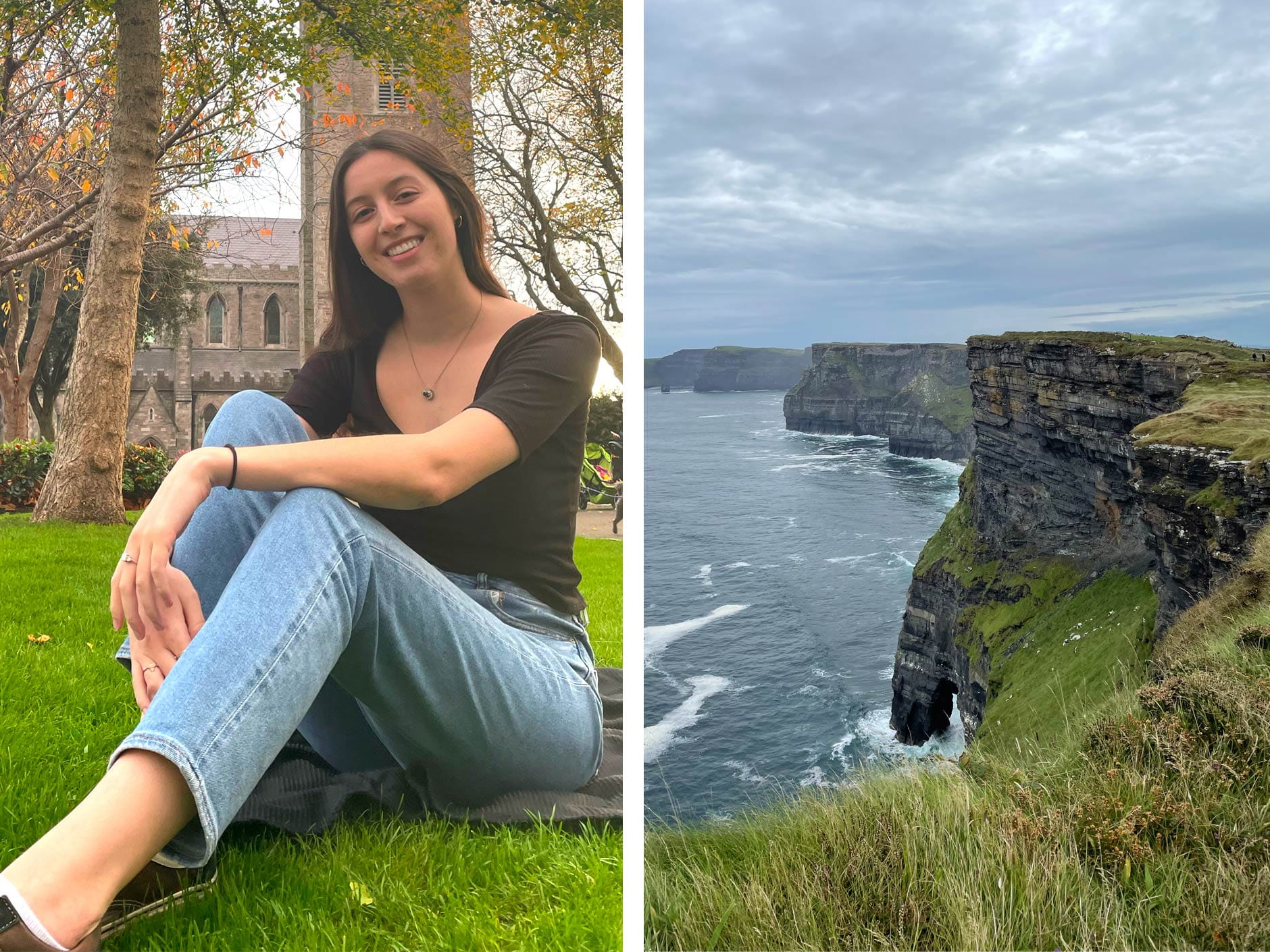 Abigail Scott posing in Ireland