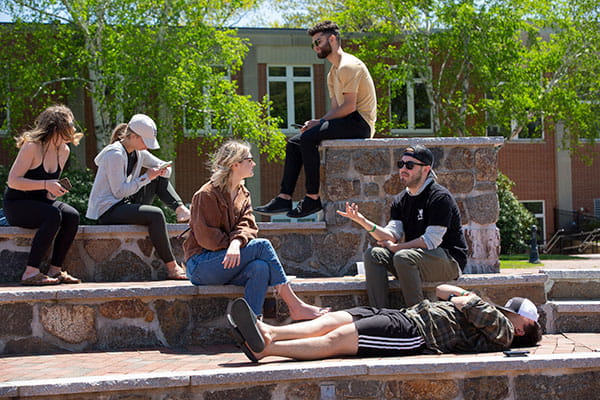Candid of senior week BBQ