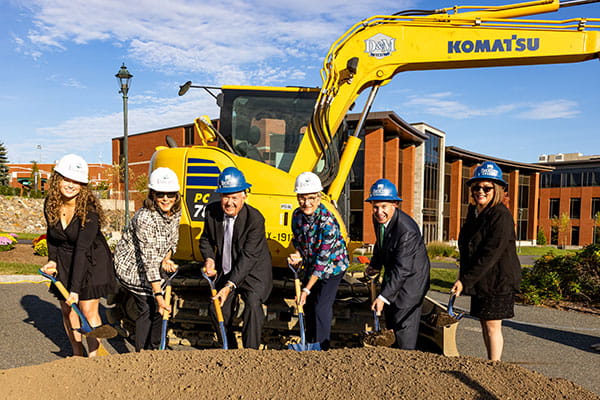 Groundbreaking of the Cummings School of Nursing and Health Sciences