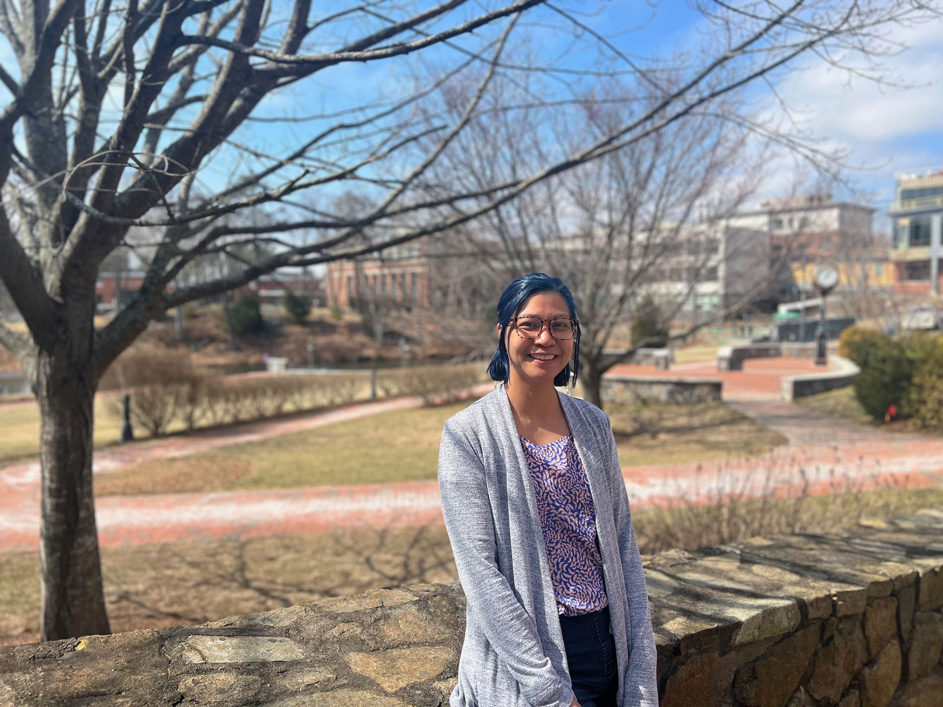 Annabelle Estera, Assistant Professor of Education at Endicott College, is increasingly conscious of the fact that the original model for a higher education institution was designed exclusively for white, Christian, land-owning men. “That was the profile of a person both shaping and enrolling in America’s first college,” she says. 