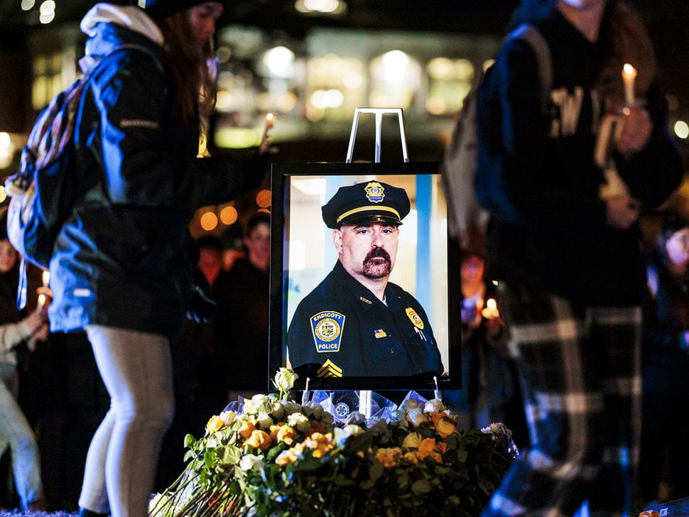 candlelight vigil for sergeant jeremy cole