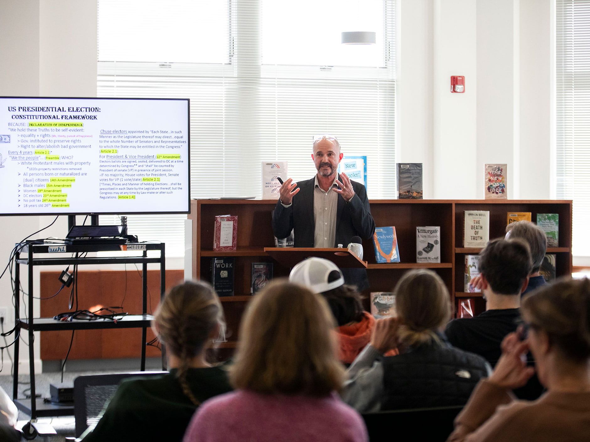 Presentation at the library