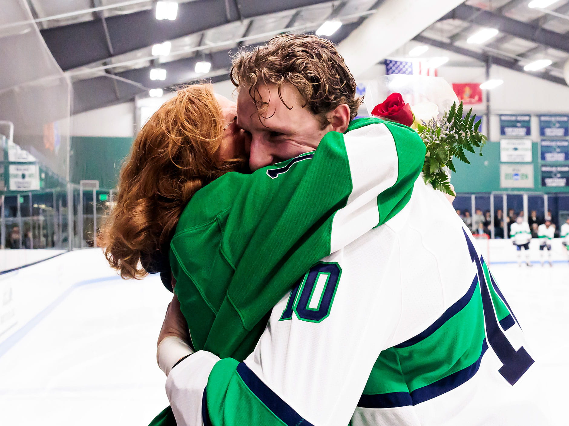 Three years after a devastating stroke sidelined him at just 22, Jack Smiley ’25 made a triumphant return to the ice with the men’s ice hockey team.
