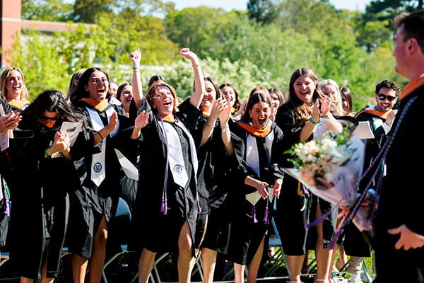 On the Friday before Commencement, celebrations across campus highlighted academic and leadership excellence among graduates, faculty, and staff.