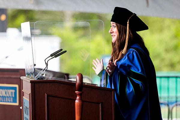 Endicott College’s 85th Commencement celebrated the Class of 2025 with messages of resilience, purpose, and everyday heroism—from campus leaders to keynote speaker Ambassador “Sully” Sullenberger.
