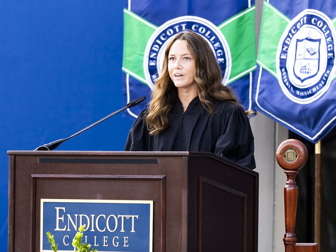 Kendall Harris ’26, Endicott College’s SGA President