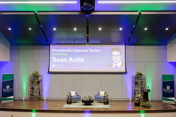  Actor Sean Astin event for Endicott’s Presidential Speaker Series