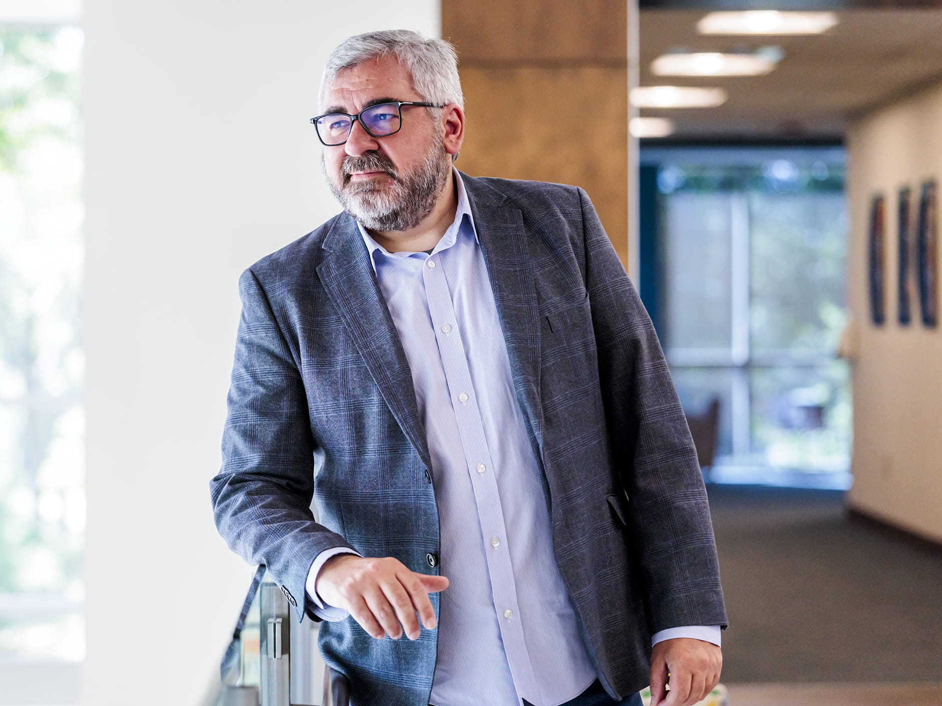 Endicott College business professor Allan Glass
