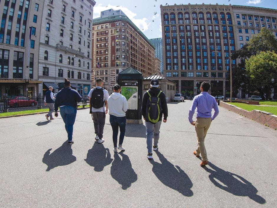 Endicott College Boston students