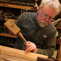 Phil Lowe in his studio