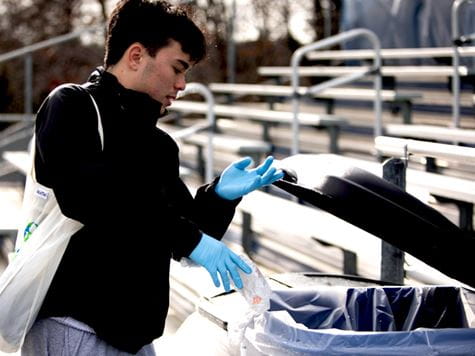 Student recycling