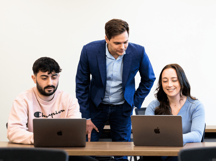 Faculty and students