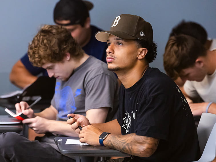 Students in the classroom