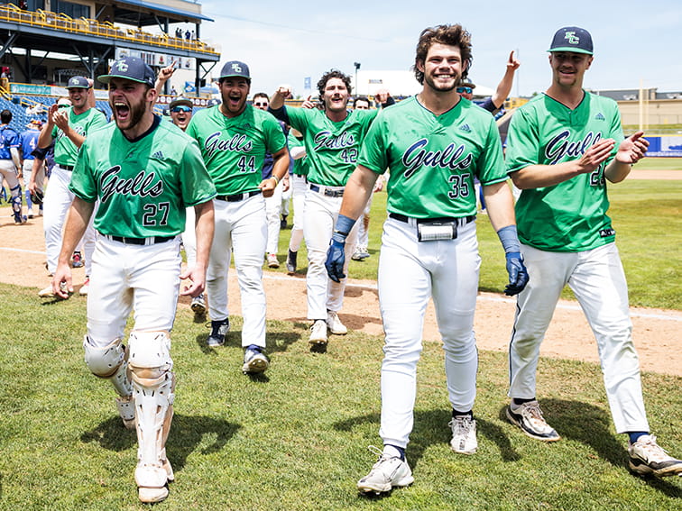 Members of the baseball team