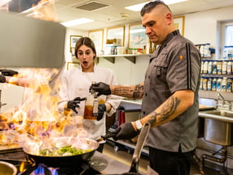 La Chanterelle cooking demonstration