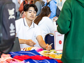 Endicott College student in Japan