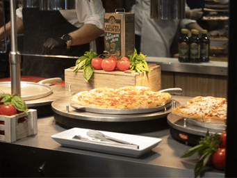 Pizza from dining services