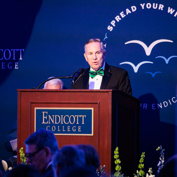 President DiSalvo at a Spread Your Wings Campaign Gala event
