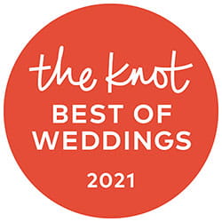 The Knot 2021 Best of Weddings logo